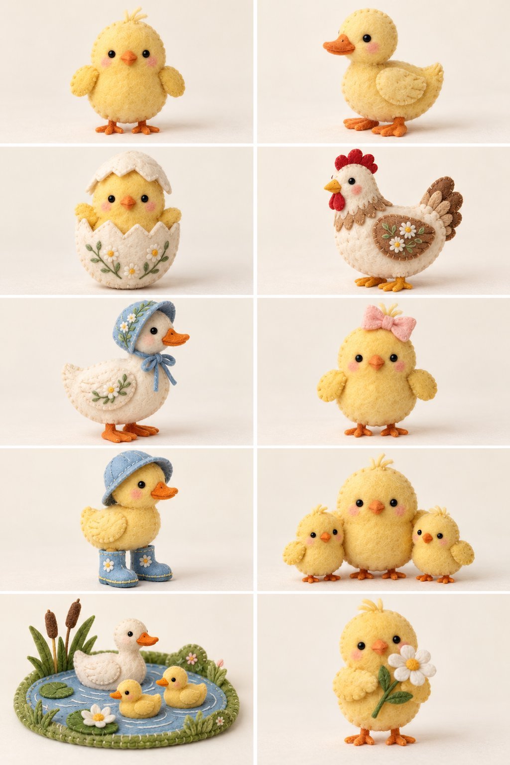 Spring Chicks and Ducklings collection